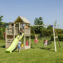 Blue Rabbit Palazzo with 3m slide and swing module