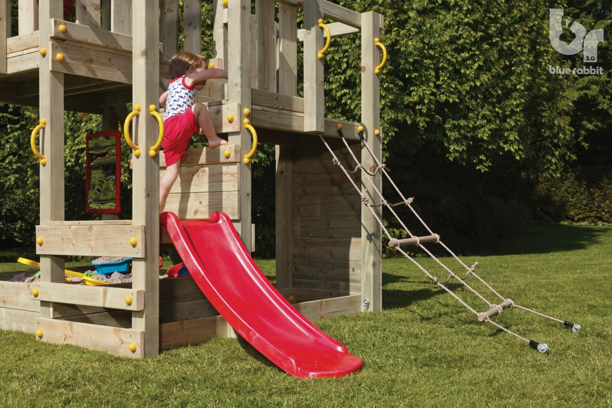 Blue Rabbit Penthouse with fireman's pole, toba slide and net - NO SLIDE - Image 4
