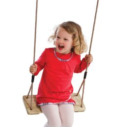 Wooden Pinewood Swing 3m long PH rope